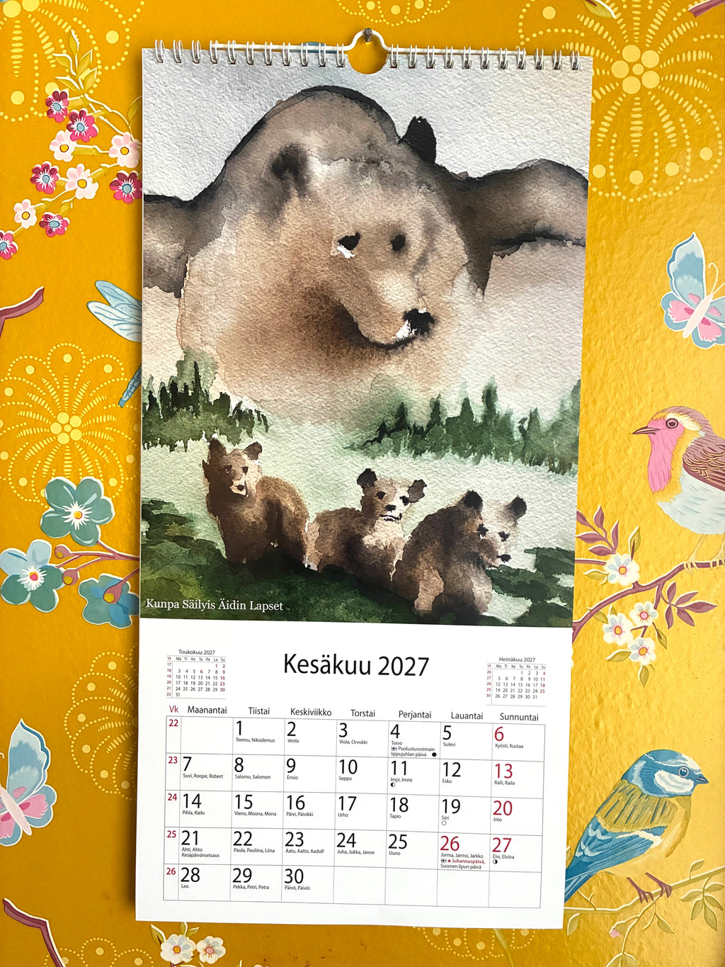 Kalenteri 2027 ennakkotilaus