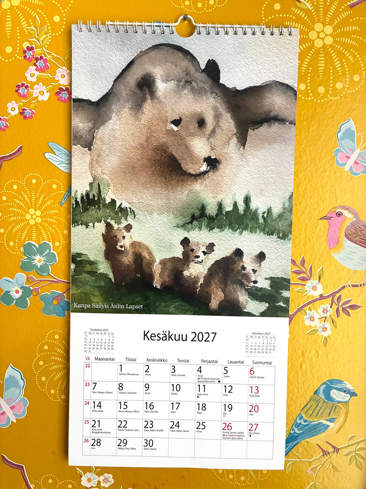 Kalenteri 2027 ennakkotilaus