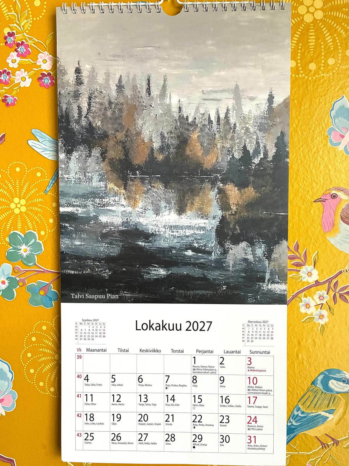 Kalenteri 2027 ennakkotilaus