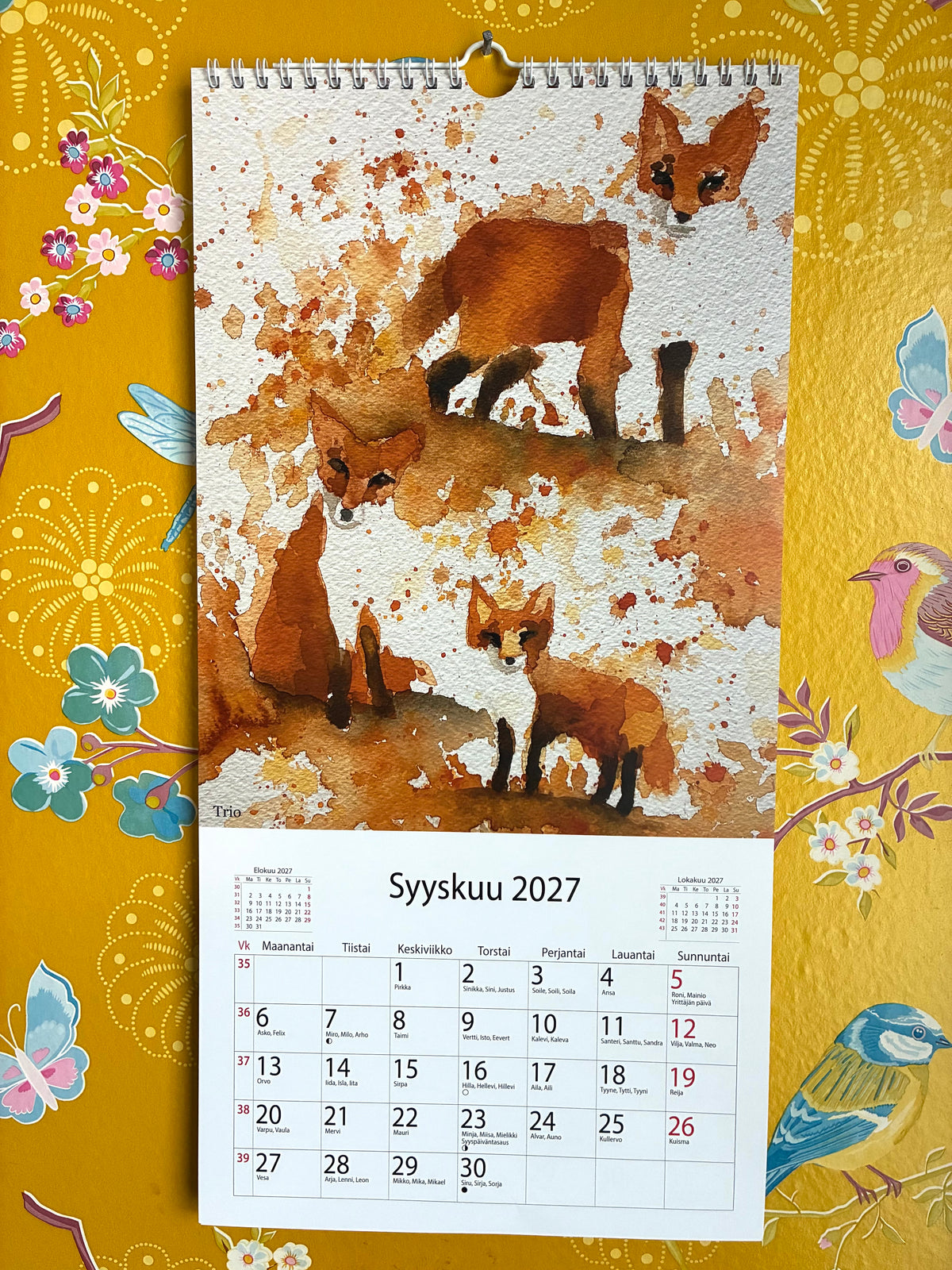 Kalenteri 2027 ennakkotilaus